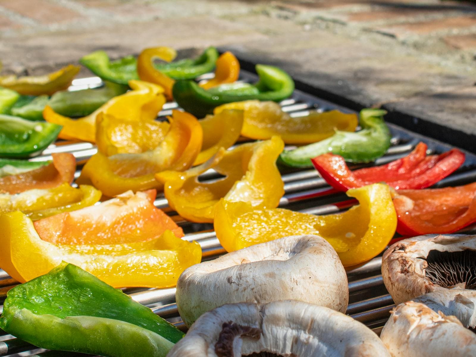 Légumes grillés à la plancha