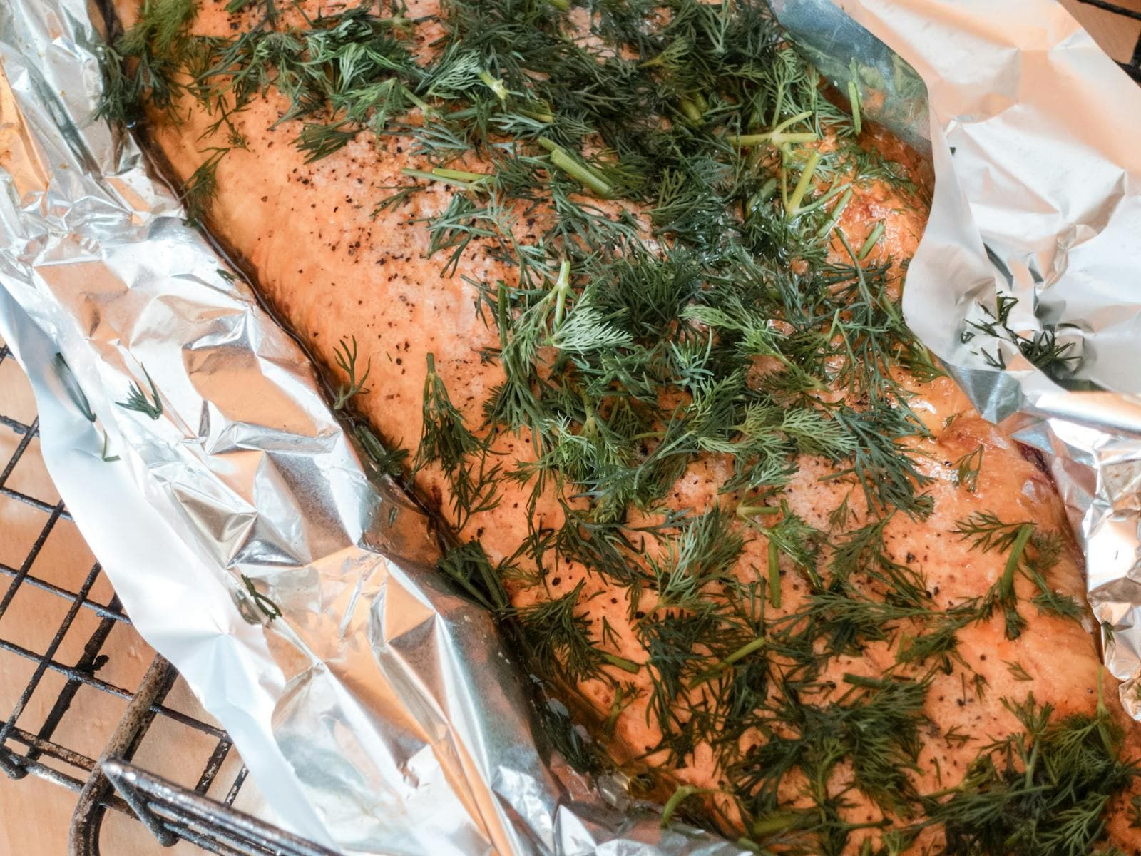Poisson en papillote à la plancha
