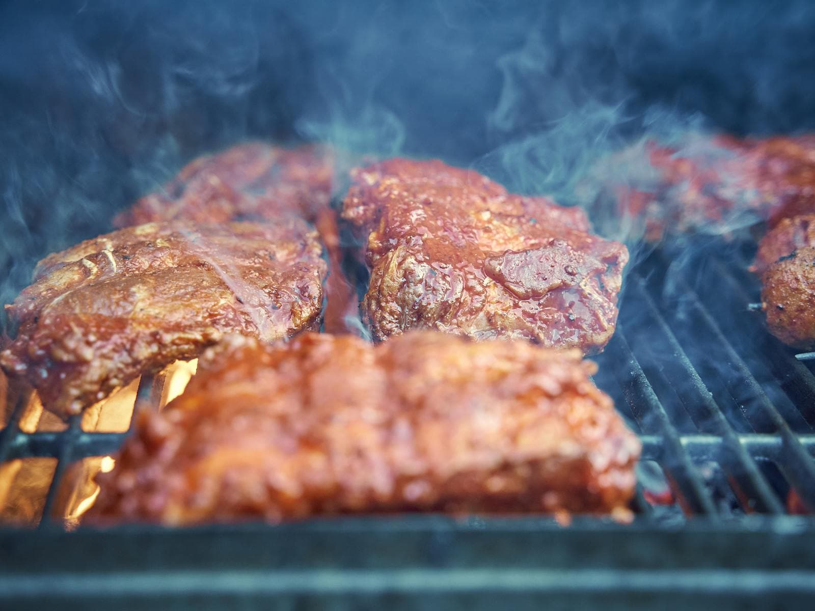 Ribs avec sauce BBQ maison